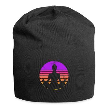 Meditation - Jersey Beanie - black - Front