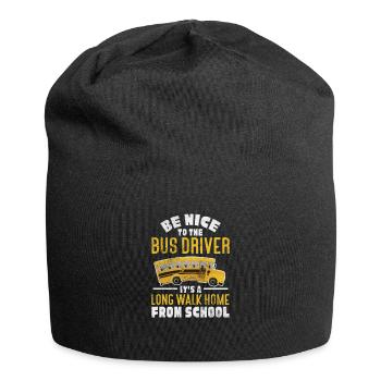 Busfahrer - Jersey-Beanie - Schwarz - Vorne
