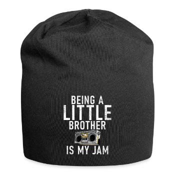 Little Brother Gifts - Jersey Beanie - black - Front