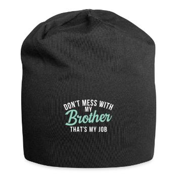 Little Brother Gifts - Jersey Beanie - black - Front
