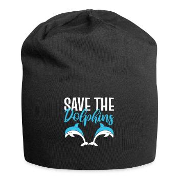 Save The Dolphins Meeresbiologe - Jersey-Beanie - Schwarz - Vorne