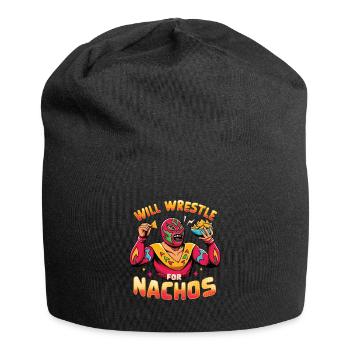 Mexikanischer Wrestling-ringer Lucha Libre Nacho - Jersey-Beanie - Schwarz - Vorne