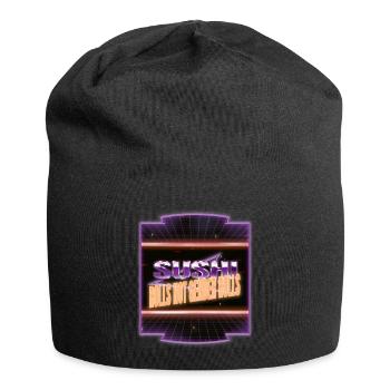 Obama Love Awesome When There BlackPower Jokes - Jersey Beanie - black - Front