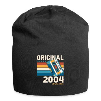 19e anniversaire Cassette Décembre Millésime 2004 - Bonnet en jersey - noir - Devant