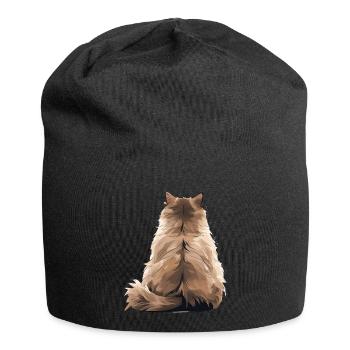 Chat de l’Himalaya - Bonnet en jersey - noir - Devant