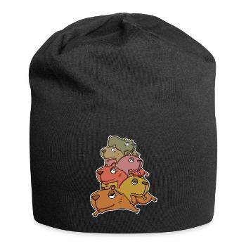 Capybara Tas de Capybara - Bonnet en jersey - noir - Devant