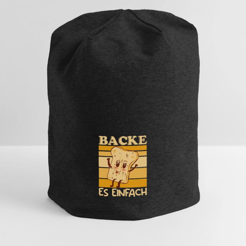Bake It Easy Toast Bread Baker Bake Jersey Beanie