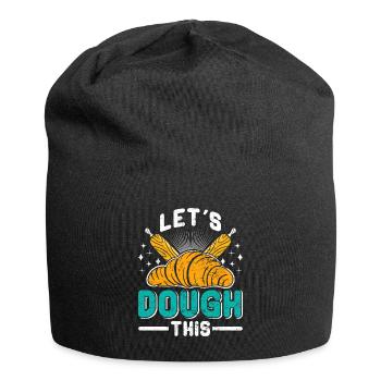 Backfans Let's Dough This! Baking Bakery - Jersey Beanie - black - Front