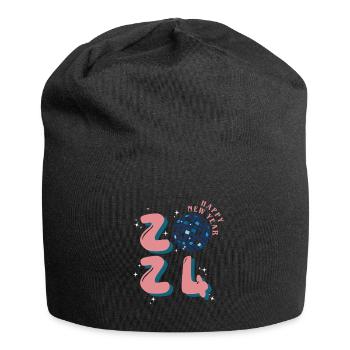 Happy new year 2024 - Jersey-Beanie - Schwarz - Vorne