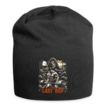 Last Rep 80s Slasher Bodybuilding - Jersey-Beanie - Schwarz - Vorne