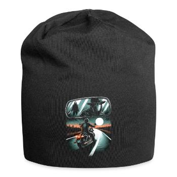 Lone Rider's Lament: Haunting Road Adventure - Jersey-Beanie - Schwarz - Vorne