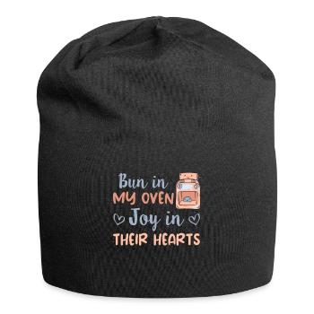 Bun In My Oven Joy In Their Hearts - Surrogate Mother - Jersey Beanie - black - Front