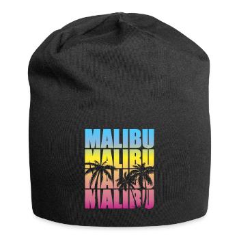 Malibu Summer Vibes Tropical Flair - Bonnet en jersey - noir - Devant