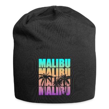 Malibu Summer Vibes Tropical Flair - Bonnet en jersey - noir - Devant