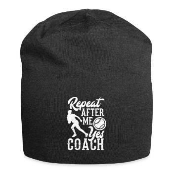 Lustiger Baseball - Jersey-Beanie - Anthrazit - Vorne