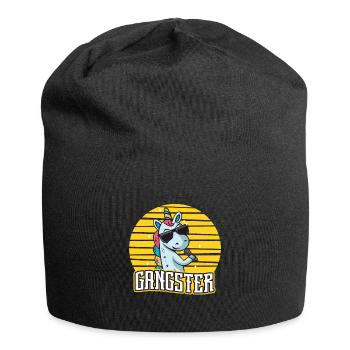 Licorne Gangsta - Bonnet en jersey - noir - Devant