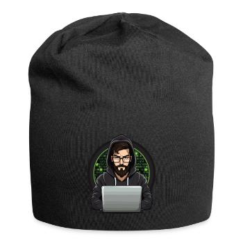 Cybersécurité Art Hacking Amateur Informatique Nerd - Bonnet en jersey - noir - Devant