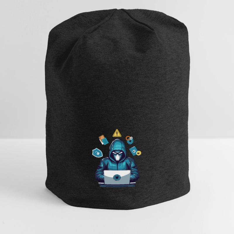 Funny Hacker Style Hacking Lover Computer Jersey Beanie