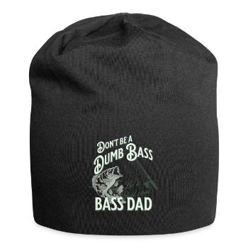 Drôle Don’t Be A Dumb Bass - Be A Reel Cool Dad - Bonnet en jersey - noir - Devant