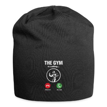 Bodybuilder - Jersey-Beanie - Schwarz - Vorne