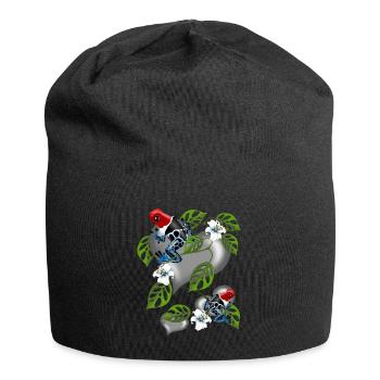 Poison dart frog - Jersey Beanie - black - Front