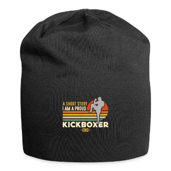 Kickboxer A Short Story I Am A Kickboxing Lover - Jersey-Beanie - Schwarz - Vorne