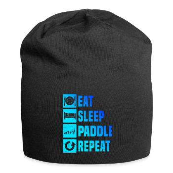 Men's Paddle Tennis Paddle Racket Paddle Court - Jersey Beanie - black - Front