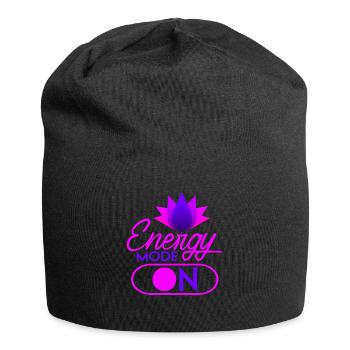 Chakra Guérison Holistique Mains Guérisseur Énergétique Reiki - Bonnet en jersey - noir - Devant