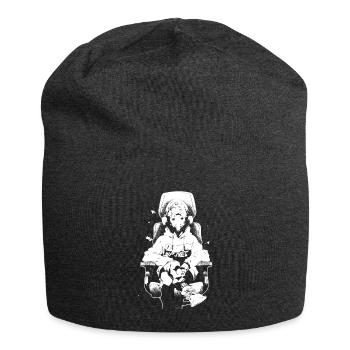 Shibuya's cool Cyberpunk Style Anime Boy Otaku - Jersey-Beanie - Anthrazit - Vorne