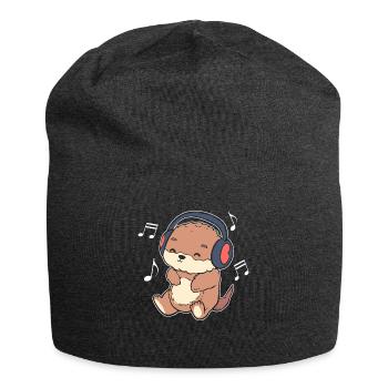 Musikliebhaber Otter Komponist - Jersey-Beanie - Anthrazit - Vorne