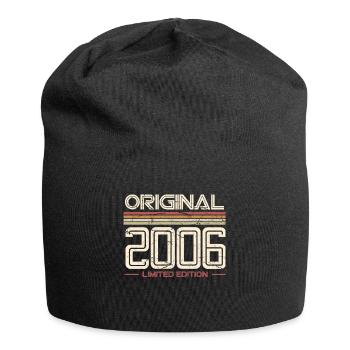18th Birthday 2006 Year of Birth - Jersey Beanie - black - Front