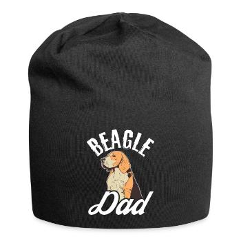 Beagle Dad Dog Dad Dad Dad Owner Fun Dogs - Jersey Beanie - black - Front