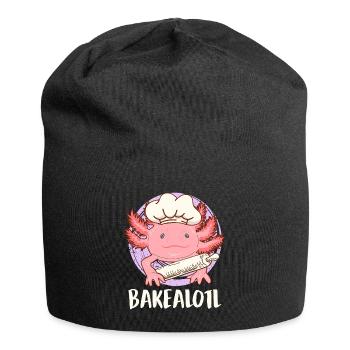 Bake a Lotl Bread Baking Baking Lovers Baking Fans - Jersey Beanie - black - Front