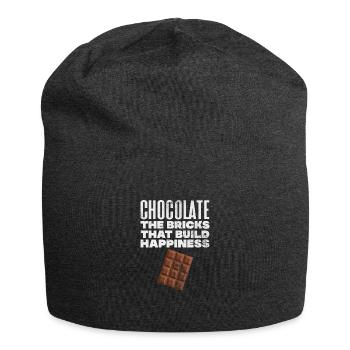 chocolat - Bonnet en jersey - charbon - Devant