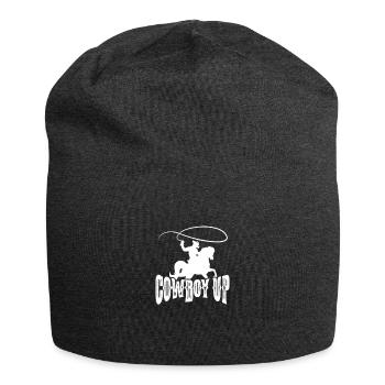 Cowboy Cowboystiefel Western Geschenk - Jersey-Beanie - Anthrazit - Vorne