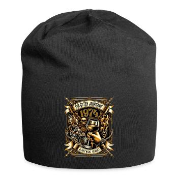 1974 Geburtstag Biker Ein Guter Jahrgang Altert - Jersey-Beanie - Schwarz - Vorne