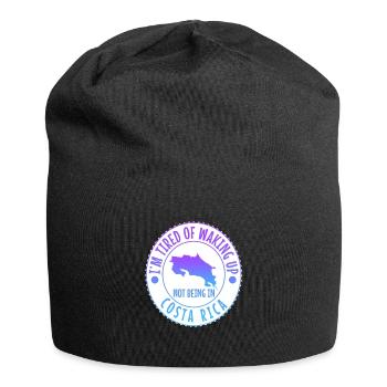 Im tired of waking up and not being in Costa Rica - Jersey Beanie - black - Front