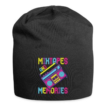 Fille garçon enfants 70 s 80 s 90 s Disco Costume tenue - Bonnet en jersey - noir - Devant