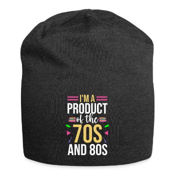 Fille garçon enfants 70 s 80 s 90 s Disco Costume tenue - Bonnet en jersey - charbon - Devant