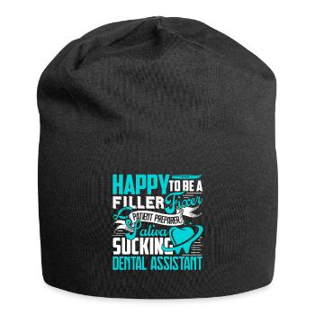 Dental Assistant Proud Dental Assistant - Jersey Beanie - black - Front