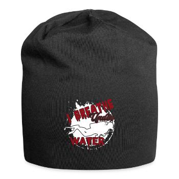 Diving Diving I Under Water - Jersey Beanie - black - Front