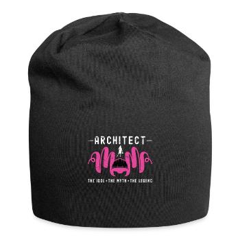 Architecte Maman L’idole Le mythe Le dessinateur - Bonnet en jersey - noir - Devant