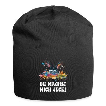 Cologne Kölle Carnaval Gebützt Kölle Alaaf Jeck Party - Bonnet en jersey - noir - Devant