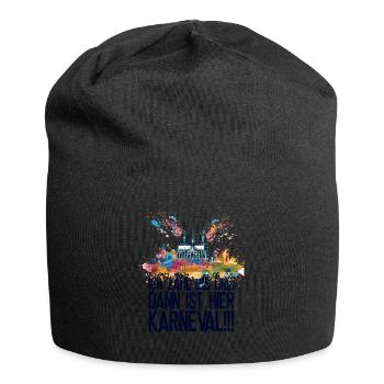 Cologne Kölle Carnival Gebützt Kölle Alaaf Jeck Party - Jersey Beanie - black - Front