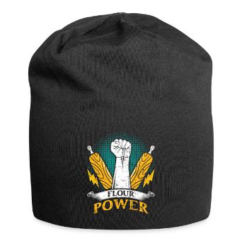 Bread Baker Flour Power Baking Baking Lovers - Jersey Beanie - black - Front