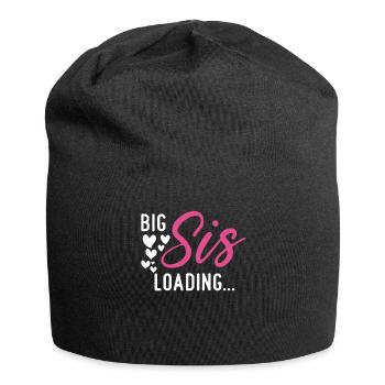 Sister Gifts - Jersey-Beanie - Schwarz - Vorne