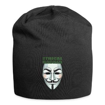 Cybersécurité Art Hacking Amateur Informatique Nerd - Bonnet en jersey - noir - Devant