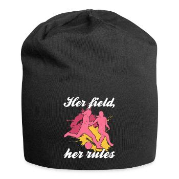 Soccer féminin, Football féminin, Football féminin - Bonnet en jersey - noir - Devant