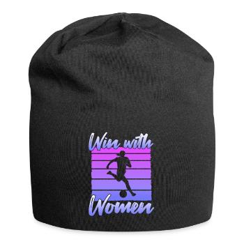 Women's Soccer, Women's Soccer, Women's Soccer - Jersey Beanie - black - Front