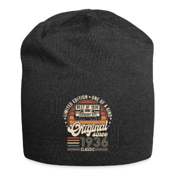 Legendary 88th Birthday - Born in 1936 - Jersey Beanie - charcoal grey - Front